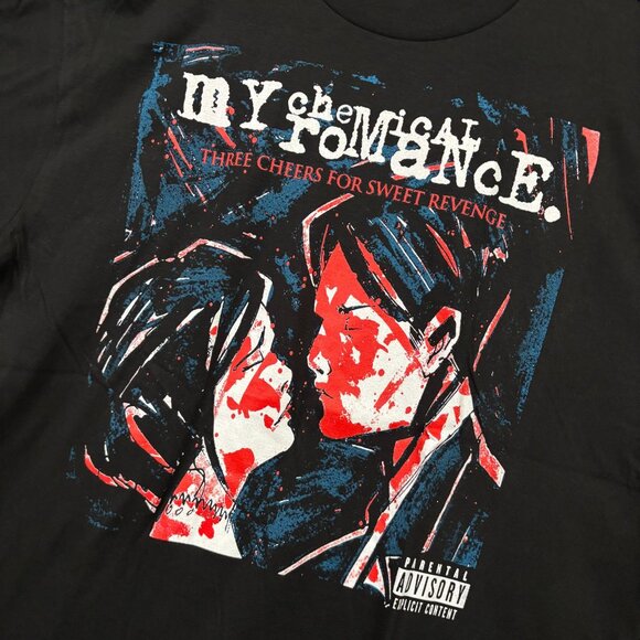 My Chemical Romance Three Cheers for Sweet Revenge T-shirt size extra large - Picture 4 of 4